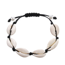 Load image into Gallery viewer, Women Shell Ankle Bracelet Natural Seashell Bracelet Jewelry Charm Barefoot Beach with Ankle strap Summer Bohemian Accessories