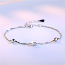 Load image into Gallery viewer, Crazy Feng Elegant Chain Bracelet Silver Color Beads Stars Charm Bracelet For Women Snake Link Chain Bracelet Jewelry Gift