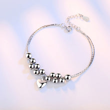 Load image into Gallery viewer, Crazy Feng Elegant Chain Bracelet Silver Color Beads Stars Charm Bracelet For Women Snake Link Chain Bracelet Jewelry Gift
