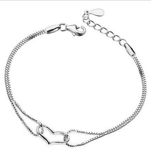 Load image into Gallery viewer, Crazy Feng Elegant Chain Bracelet Silver Color Beads Stars Charm Bracelet For Women Snake Link Chain Bracelet Jewelry Gift