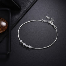 Load image into Gallery viewer, Crazy Feng Elegant Chain Bracelet Silver Color Beads Stars Charm Bracelet For Women Snake Link Chain Bracelet Jewelry Gift