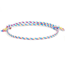 Load image into Gallery viewer, Handmade National style Color Cotton Rope Bracelet Tibetan Buddhist Lucky Charm Tibetan Thread Bracelets & Bangles For Women Men
