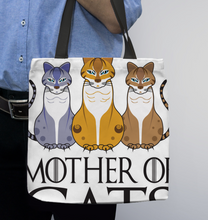 Load image into Gallery viewer, Mother Of Cats Basketweave Tote Bag
