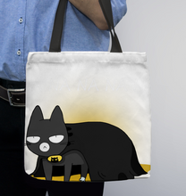 Load image into Gallery viewer, I Am Batcat Cat Basketweave Tote Bag
