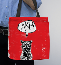 Load image into Gallery viewer, Black Cat Ake Basketweave Tote Bag
