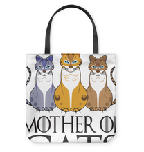 Load image into Gallery viewer, Mother Of Cats Basketweave Tote Bag

