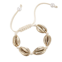 Load image into Gallery viewer, Women Shell Ankle Bracelet Natural Seashell Bracelet Jewelry Charm Barefoot Beach with Ankle strap Summer Bohemian Accessories
