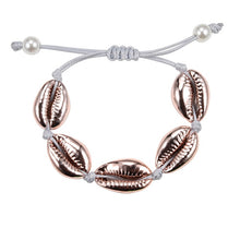 Load image into Gallery viewer, Women Shell Ankle Bracelet Natural Seashell Bracelet Jewelry Charm Barefoot Beach with Ankle strap Summer Bohemian Accessories
