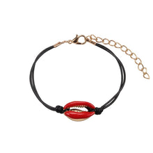 Load image into Gallery viewer, Women Shell Ankle Bracelet Natural Seashell Bracelet Jewelry Charm Barefoot Beach with Ankle strap Summer Bohemian Accessories
