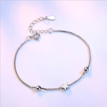 Load image into Gallery viewer, Crazy Feng Elegant Chain Bracelet Silver Color Beads Stars Charm Bracelet For Women Snake Link Chain Bracelet Jewelry Gift

