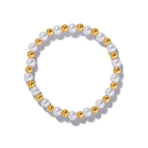 Dvacman Single Bracelet Gold Color Metal Beads Chain Bracelet Women Stretch Bangle Punk Chic Maxi Jewelry Wholesale Valentine