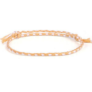 Handmade National style Color Cotton Rope Bracelet Tibetan Buddhist Lucky Charm Tibetan Thread Bracelets & Bangles For Women Men