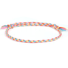 Load image into Gallery viewer, Handmade National style Color Cotton Rope Bracelet Tibetan Buddhist Lucky Charm Tibetan Thread Bracelets &amp; Bangles For Women Men
