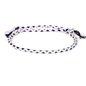 Handmade National style Color Cotton Rope Bracelet Tibetan Buddhist Lucky Charm Tibetan Thread Bracelets & Bangles For Women Men