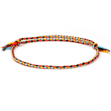 Load image into Gallery viewer, Handmade National style Color Cotton Rope Bracelet Tibetan Buddhist Lucky Charm Tibetan Thread Bracelets &amp; Bangles For Women Men
