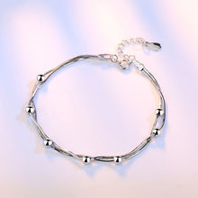 Load image into Gallery viewer, Crazy Feng Elegant Chain Bracelet Silver Color Beads Stars Charm Bracelet For Women Snake Link Chain Bracelet Jewelry Gift
