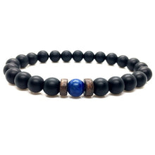 Load image into Gallery viewer, Men Bracelet Natural Moonstone Bead Tibetan Buddha Bracelet chakra Lava Stone Diffuser Bracelets Men Jewelry gift Drop Shipping
